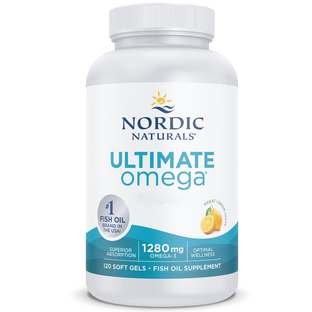 Nordic Naturals, Ultimate Omega, sojafreie Softgels,  Zitronengeschmack