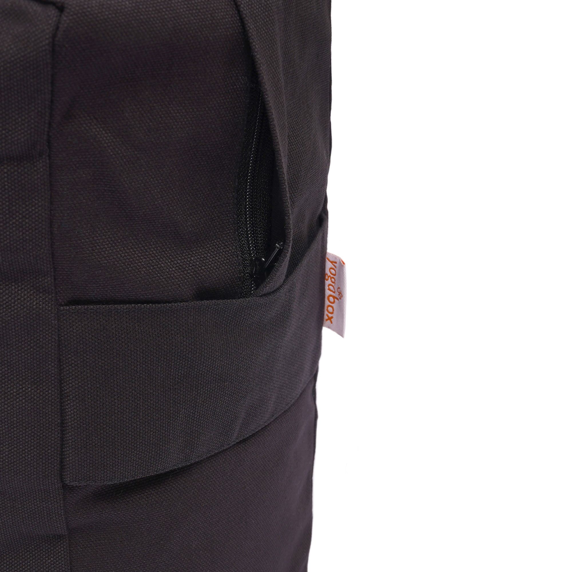 yogabox VIPASSANA Kissen XL - schwarz - 45 x 33 x 13,0 cm