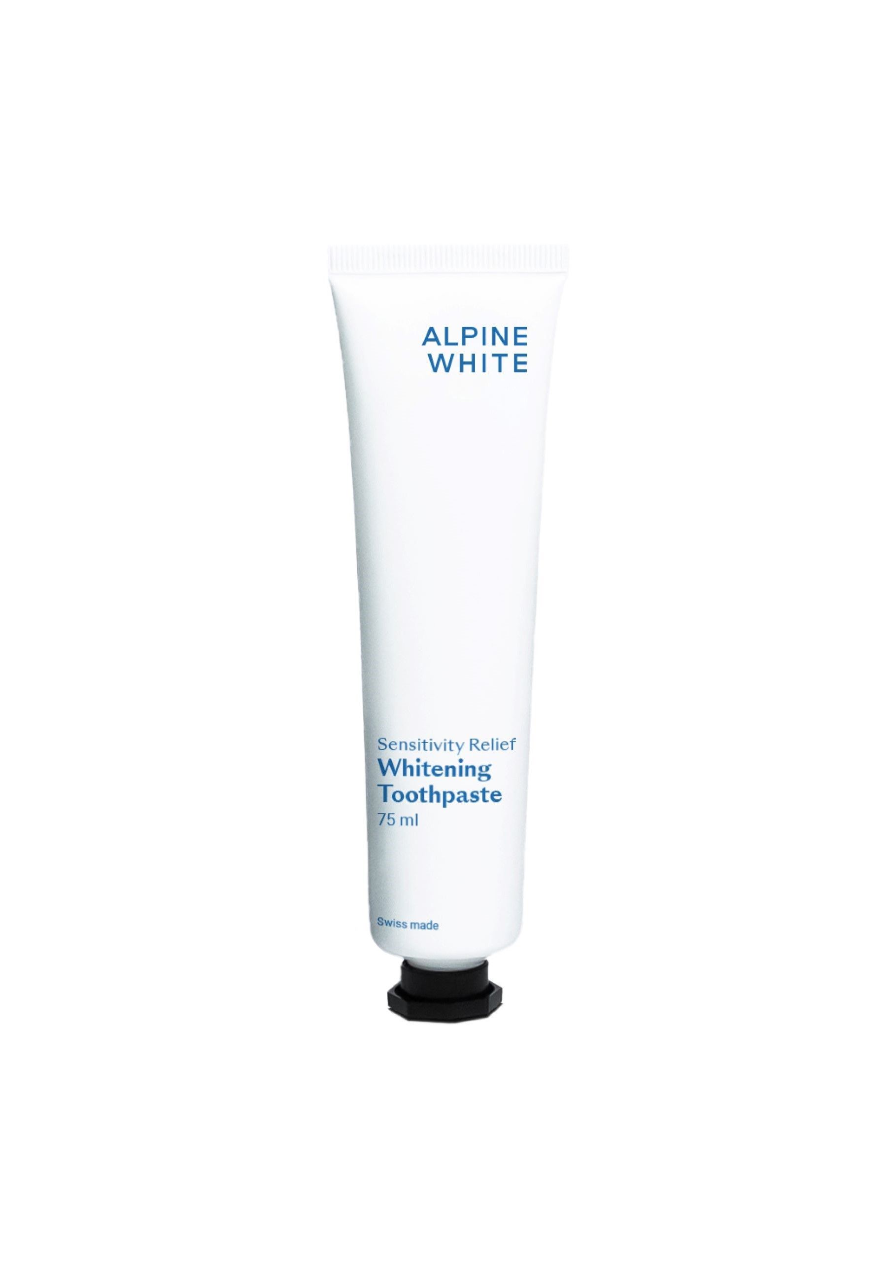 Alpine White Whitening Toothpaste Sensitivity Relief Zahnpasta 75 ml