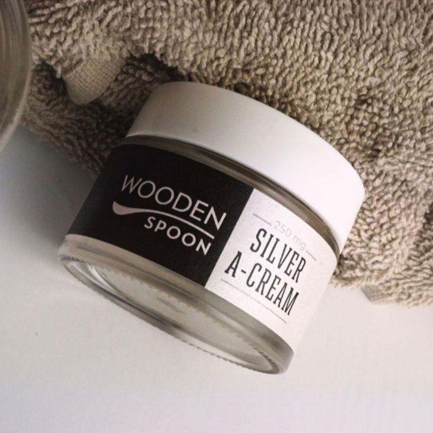 Wooden Spoon intensive beruhigende Creme mit Mikrosilber
