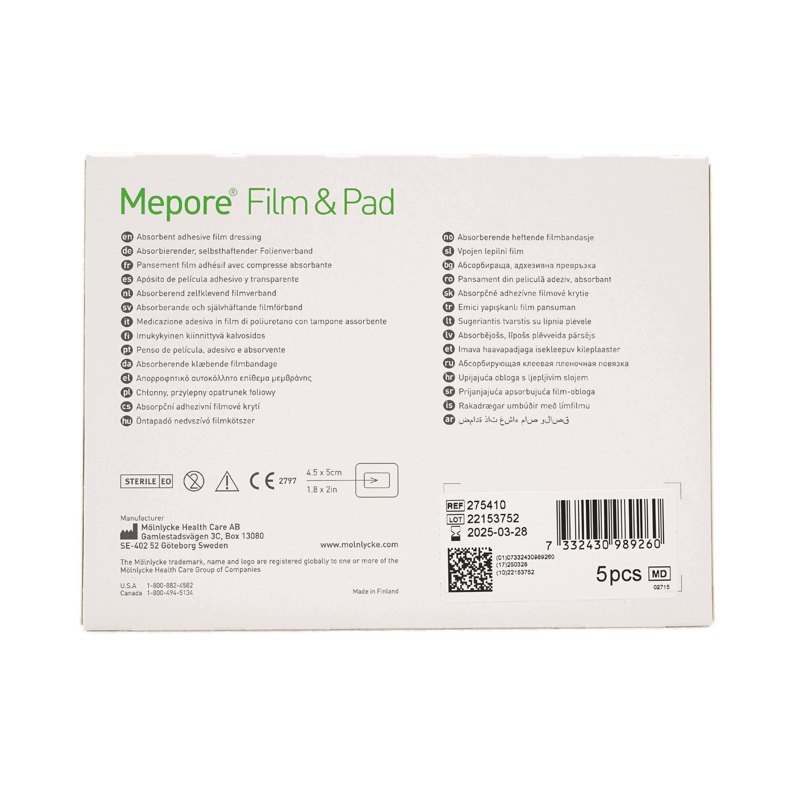 MEPORE Film Pad 9x10 cm