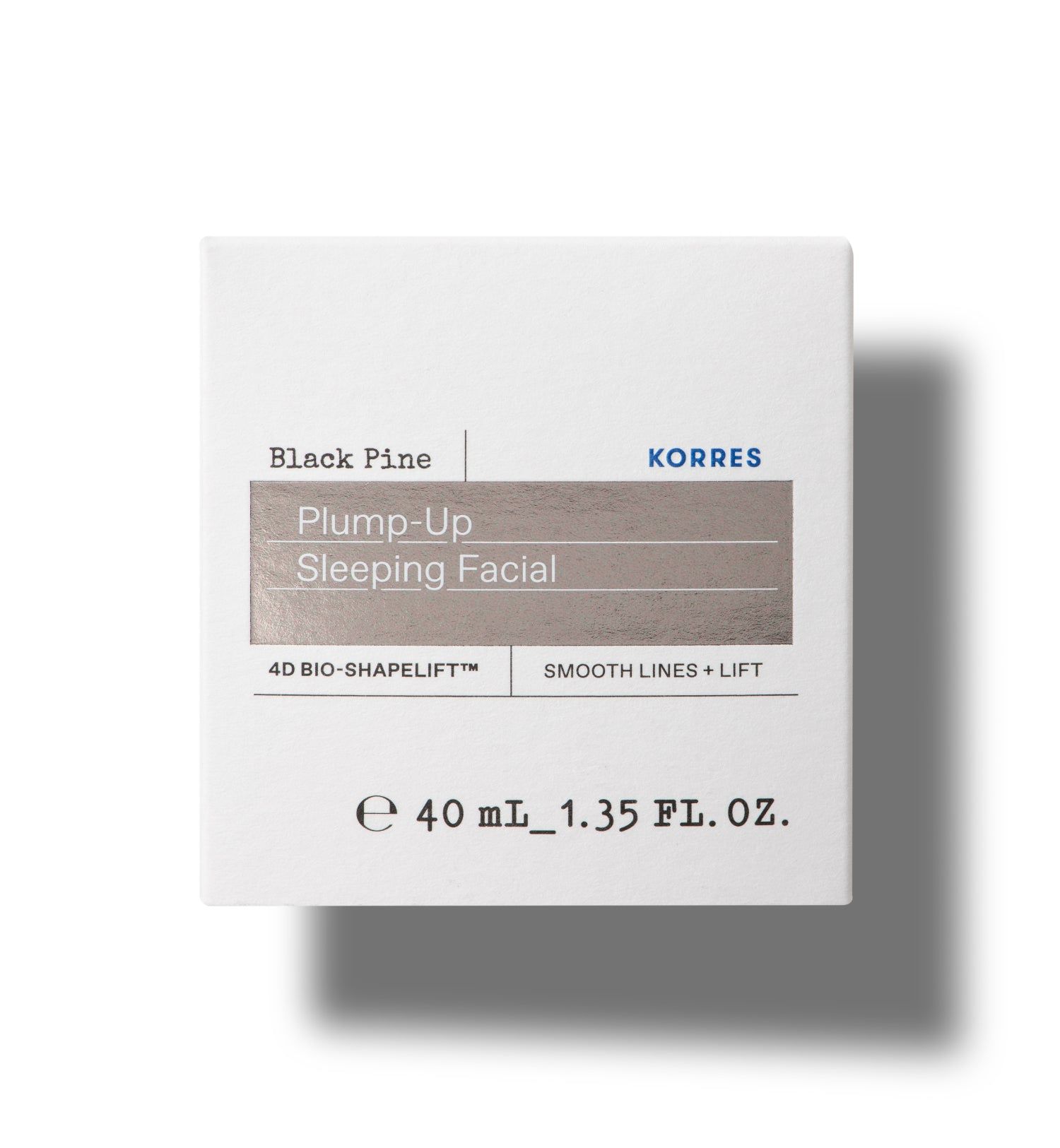 KORRES Black Pine 4D Bio-ShapeLift Aufpolsternde Nachtcreme