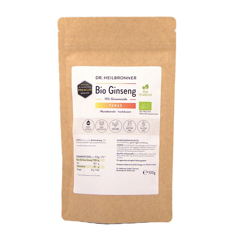 Dr. Heilbronner Roter Bio Ginseng Pulver