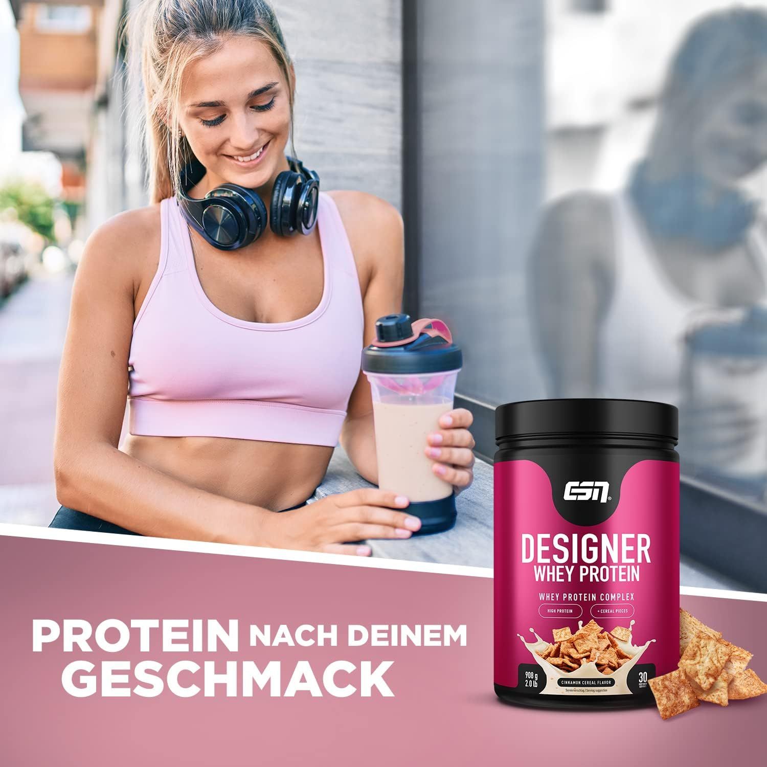 ESN Designer Whey Protein Pulver, Cinnamon Cereal