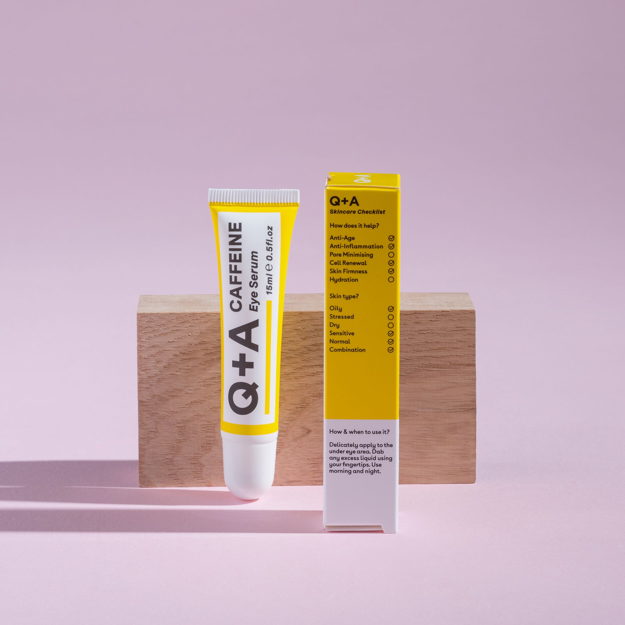 Q + A Skin Caffeine Eye Serum
