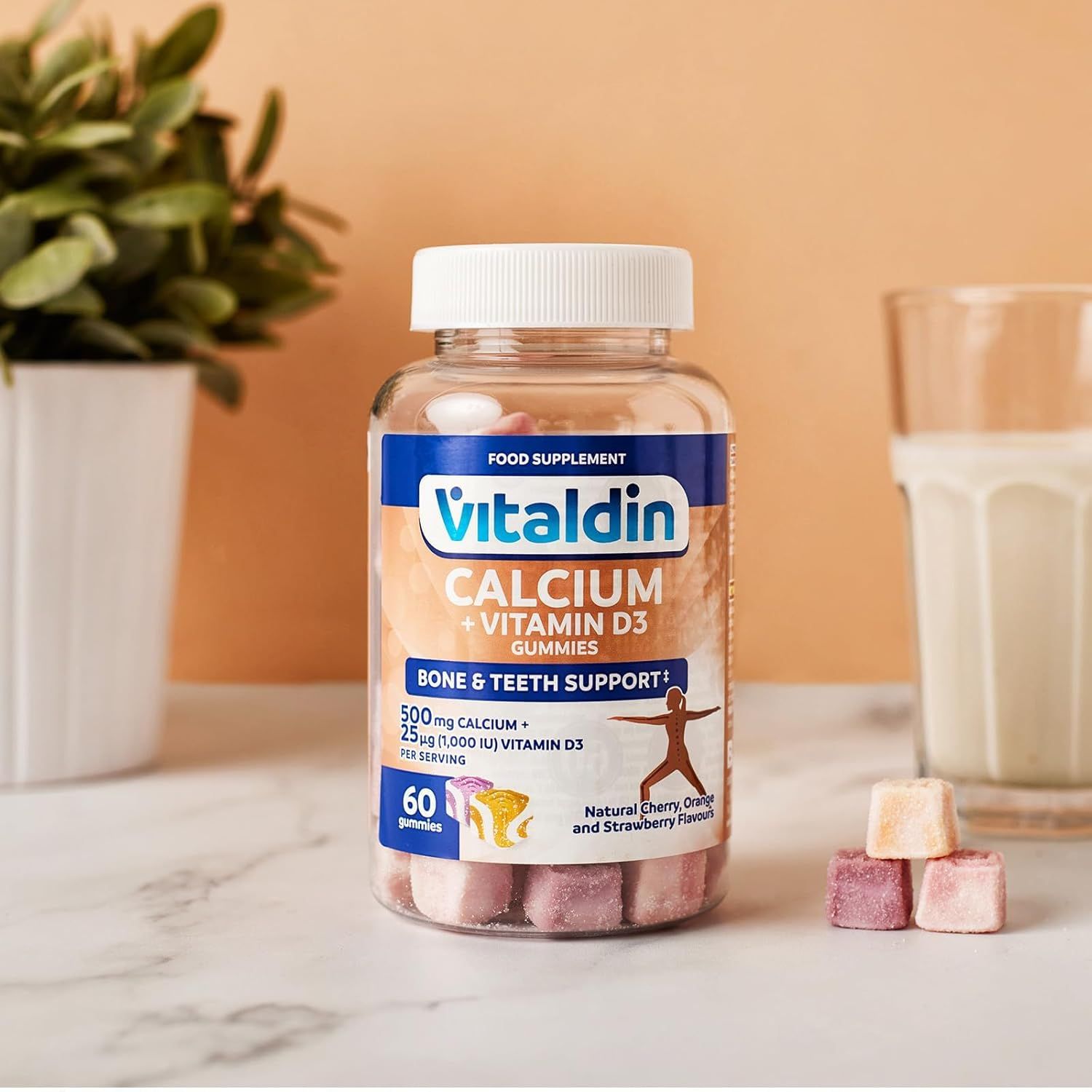 VITALDIN Calcium + Vitamin D3 Gummies