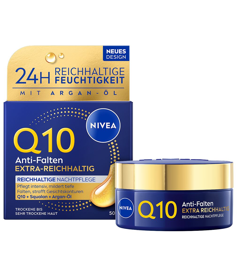 Nivea Q10 Anti-Falten Power Reichhaltige Nachtpflege 50 ml Nachtcreme