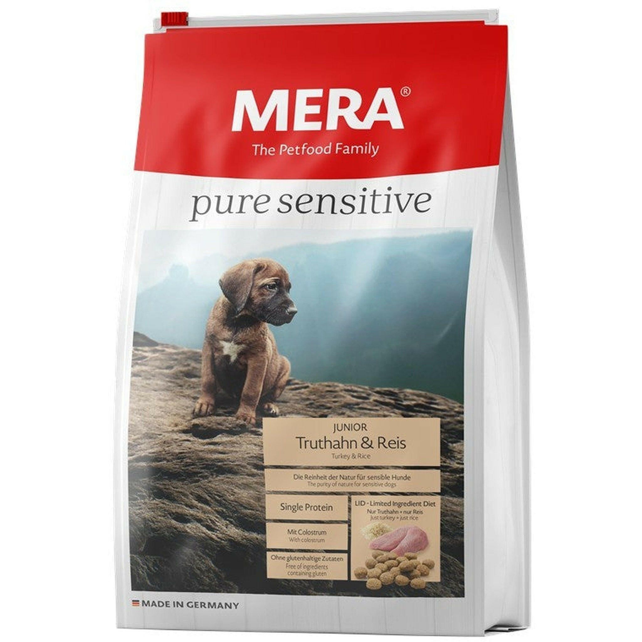 Mera Dog Pure Sensitive Junior Truthahn+Reis 4 kg