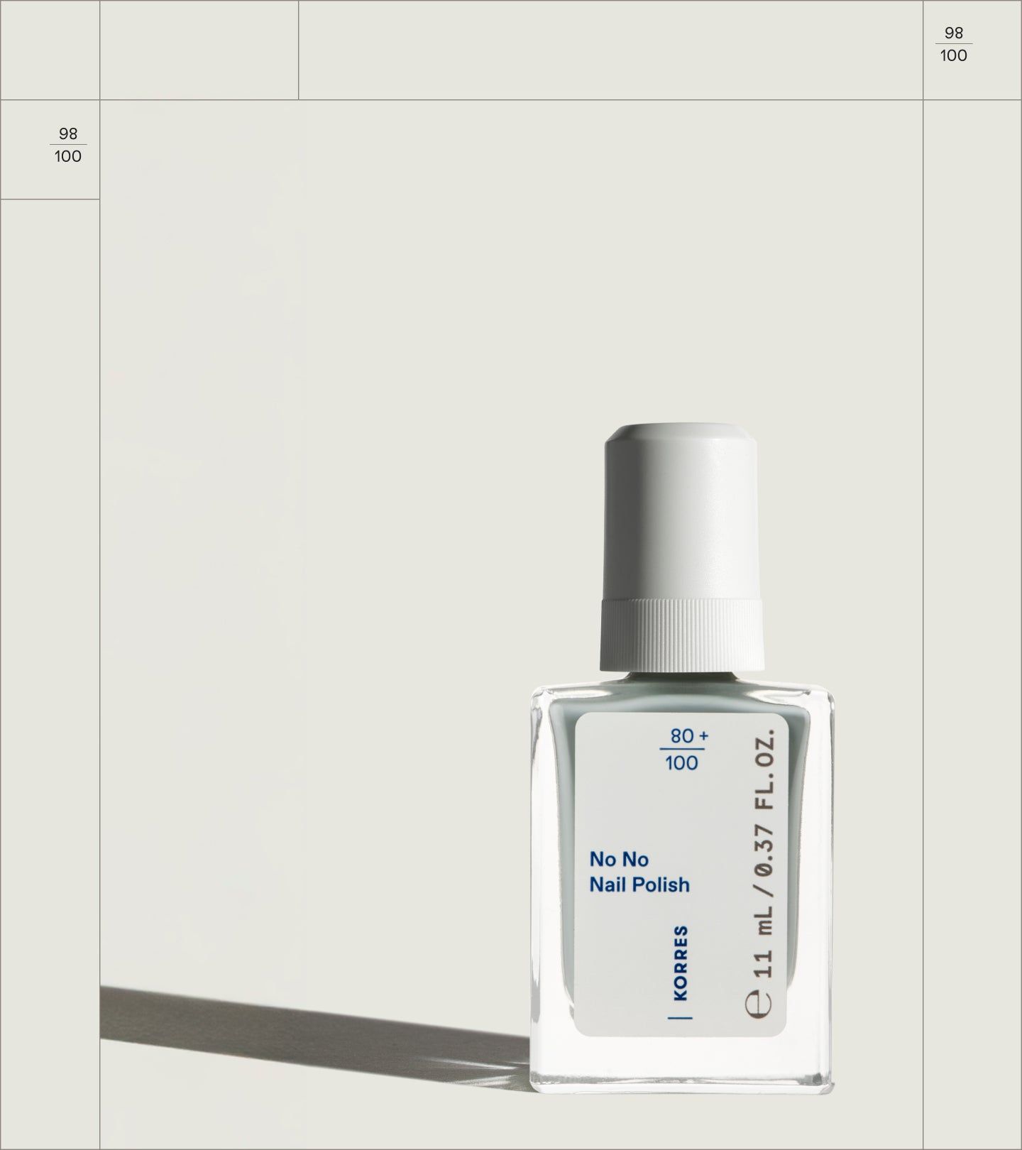 Korres No Nail Polish 85 sage green 11 ml Flaschen
