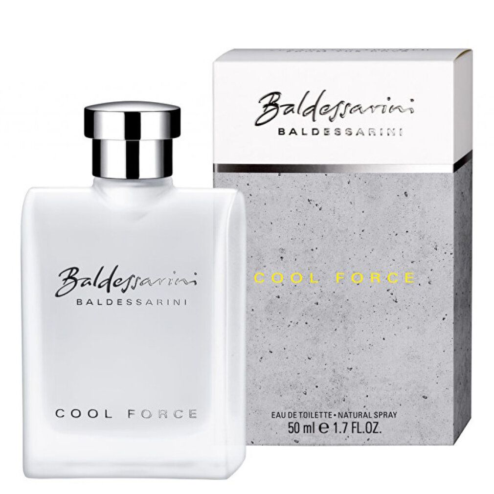 Baldessarini Cool Force Eau de Toilette Flakon und Verpackung. 50 ml.