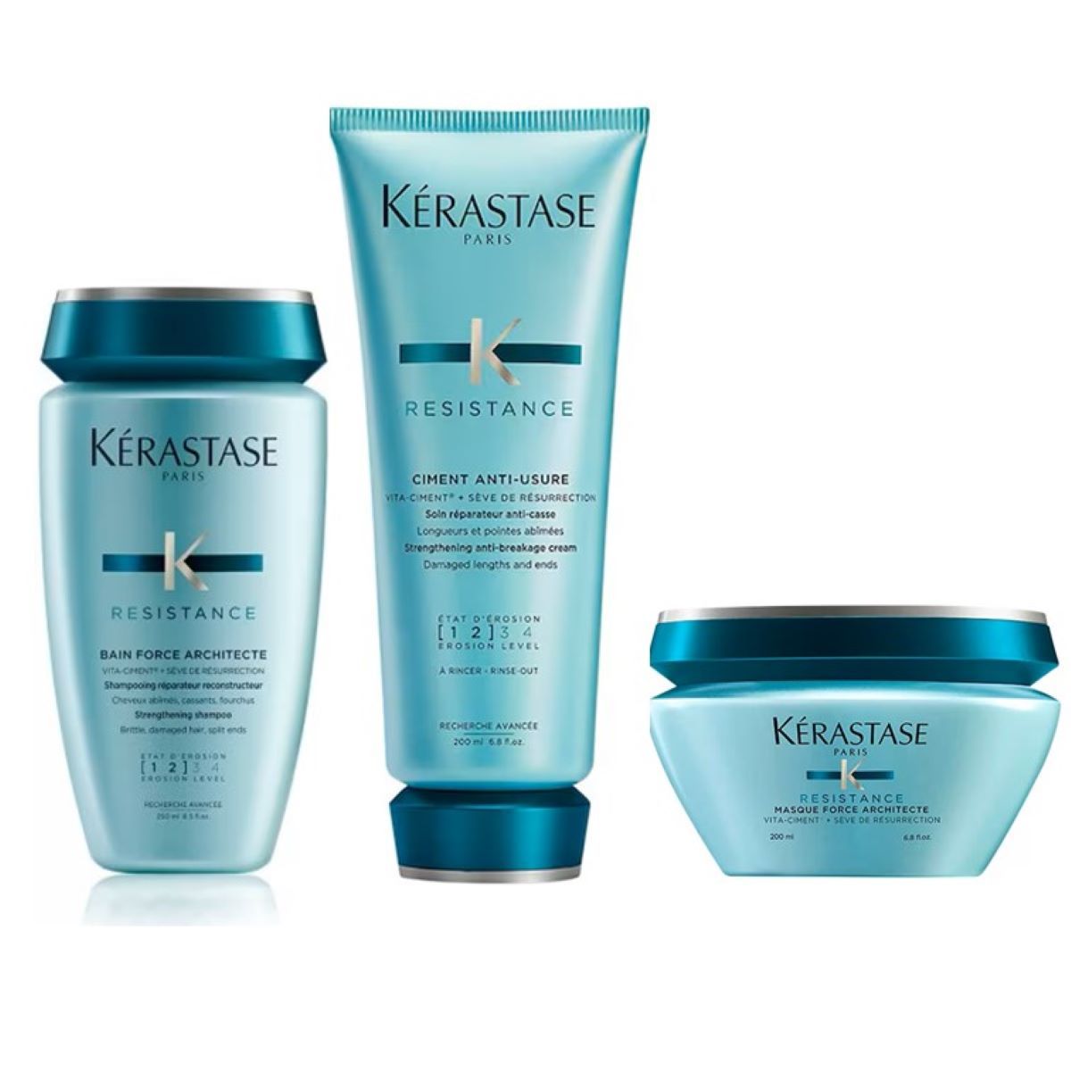 Kérastase Resistance Architecte Set (Bain / Anti-Usure Masque) 650 ml