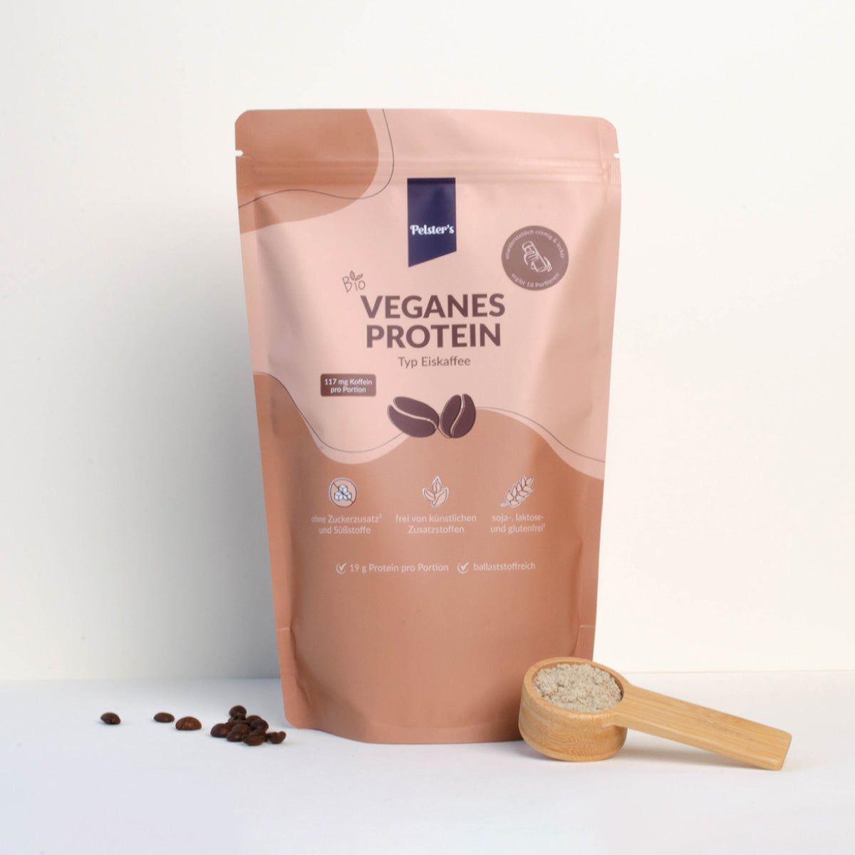Pelster's Veganes Bio Proteinpulver Typ Eiskaffee