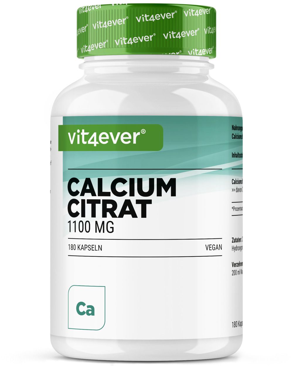 vit4ever Calcium Citrat 229 kg Kapseln