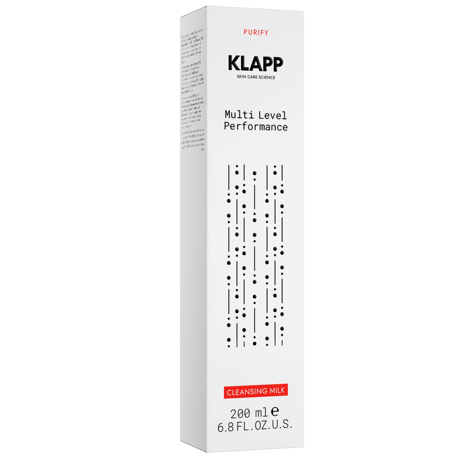 Klapp, Multi Level Performance Cleansing Cleansing Milk