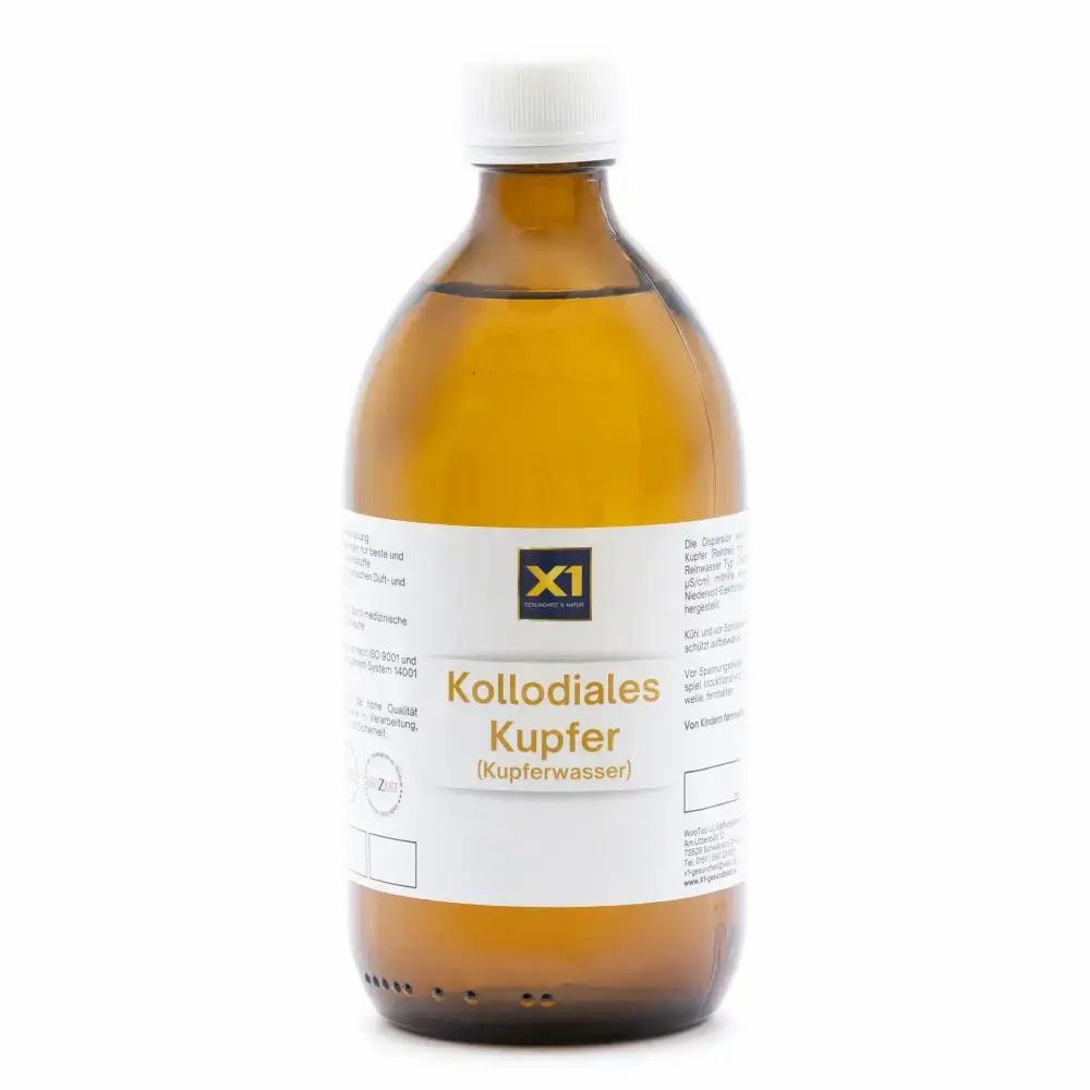 X1 Kolloidales Kupfer (Kupferwasser) 500 ml