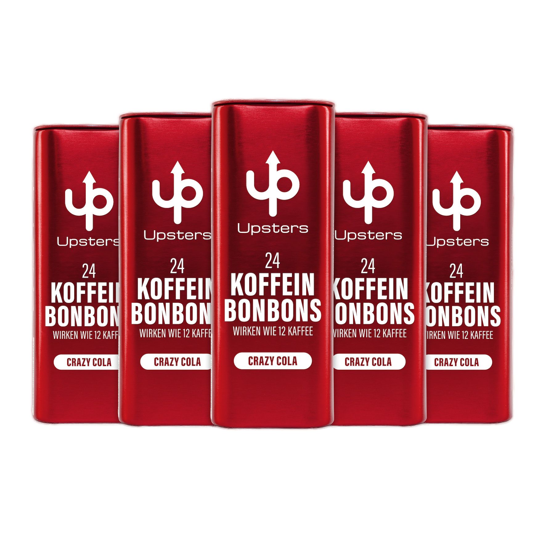 Upsters Koffeinbonbons Crazy Cola