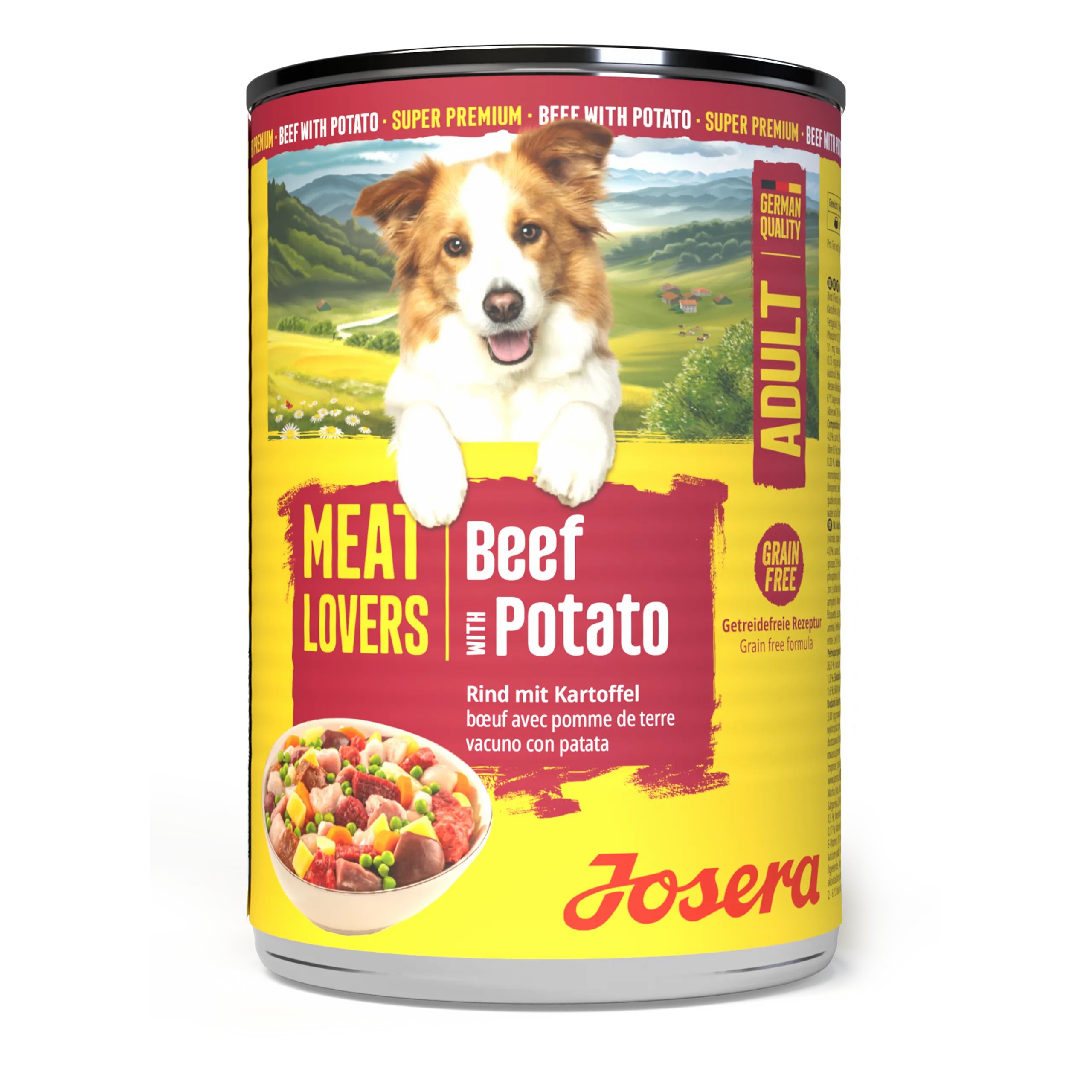 Josera Meat Lovers Adult Menu Beef & Potato 6x400 g Futter