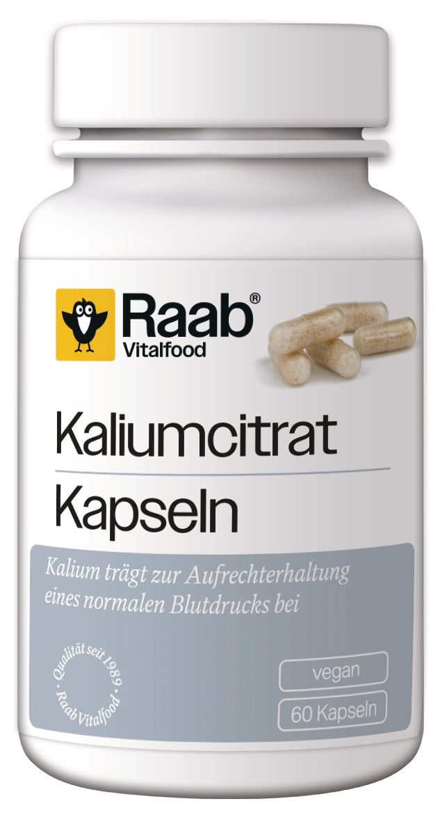 Raab Vitalfood® Kaliumcitrat Kapseln