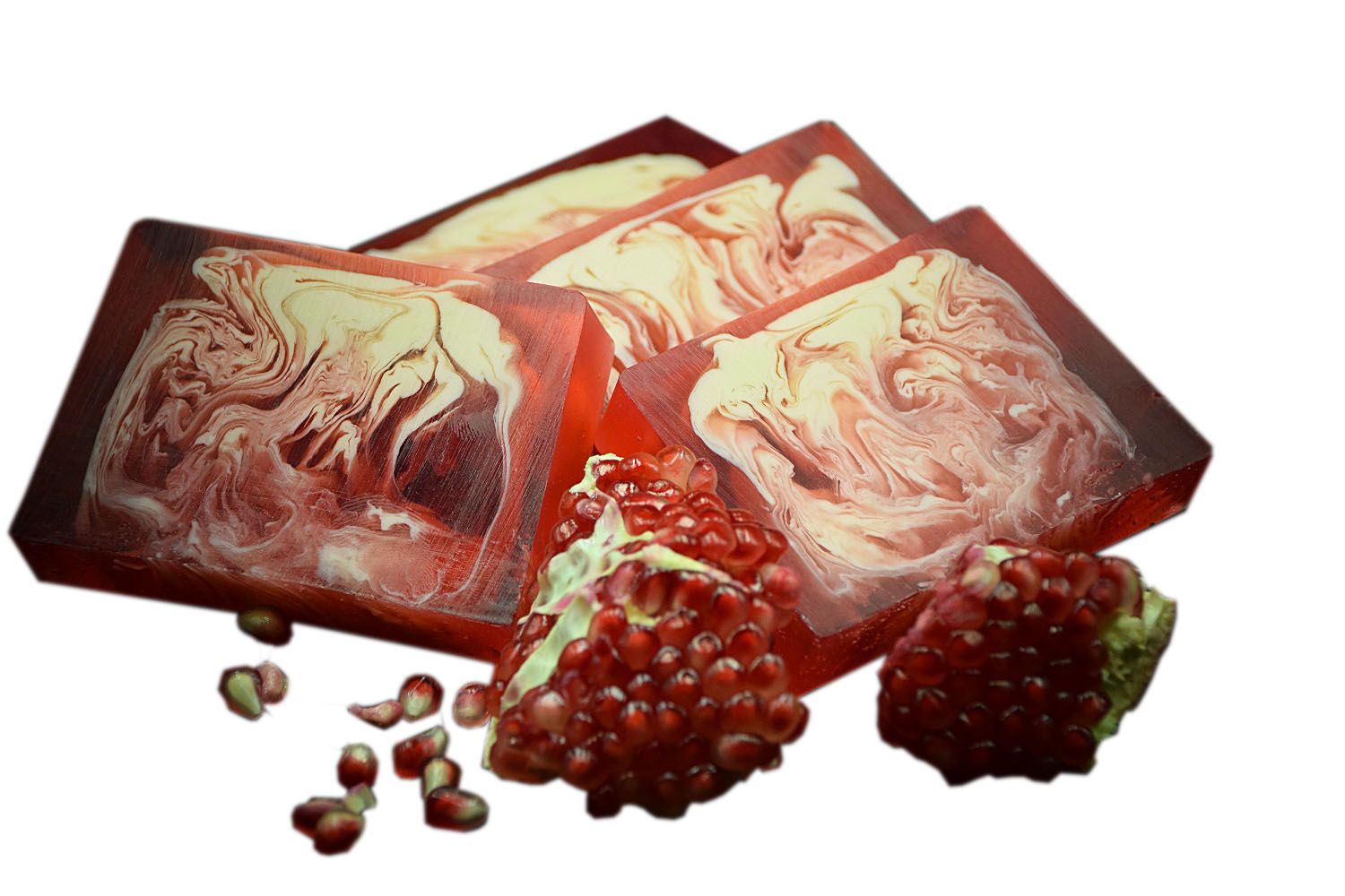 Nesbel Seife Granatapfel – süß & kräftig | Glycerin Ziegenmilch 100 g