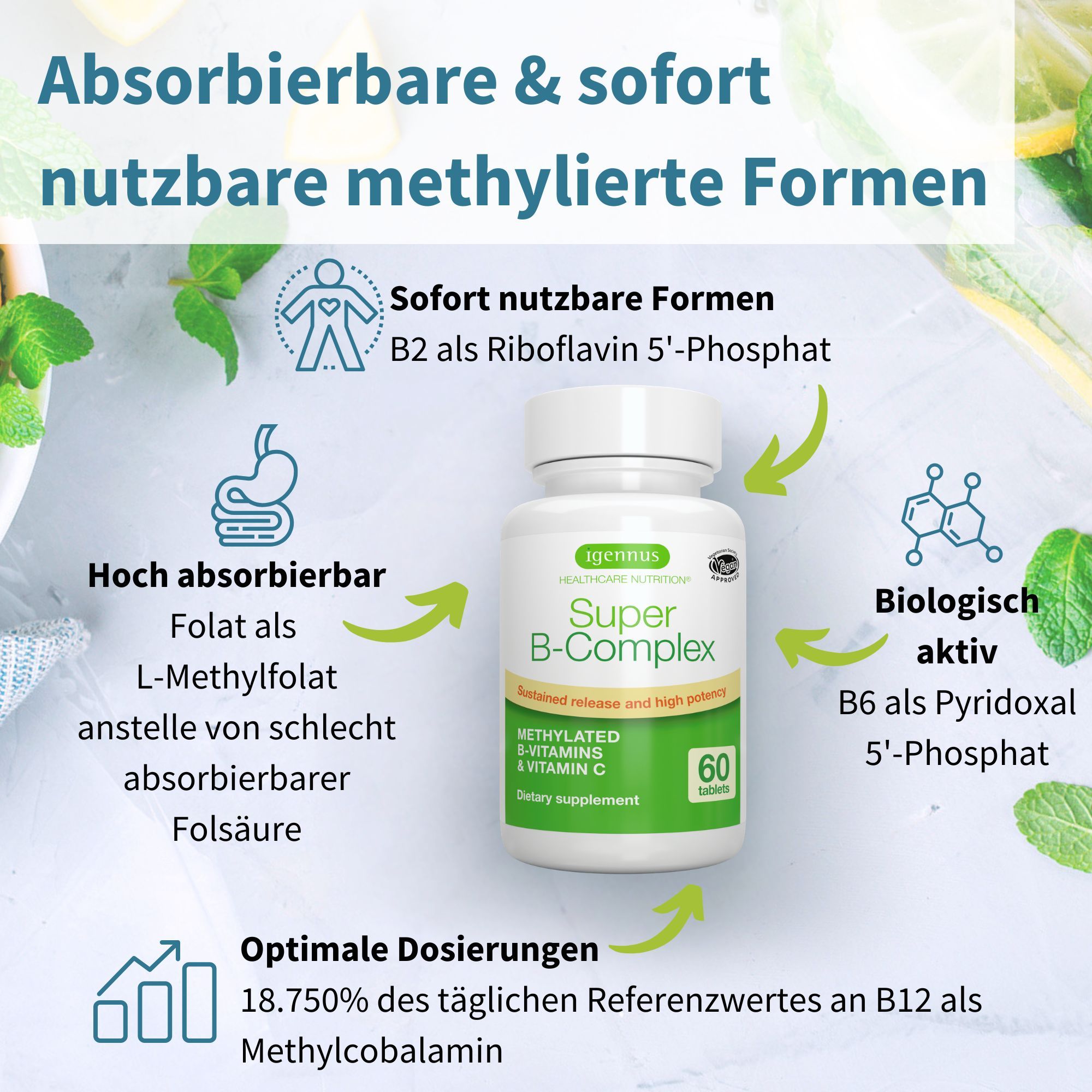 Igennus Vitamin B Komplex Hochdosiert