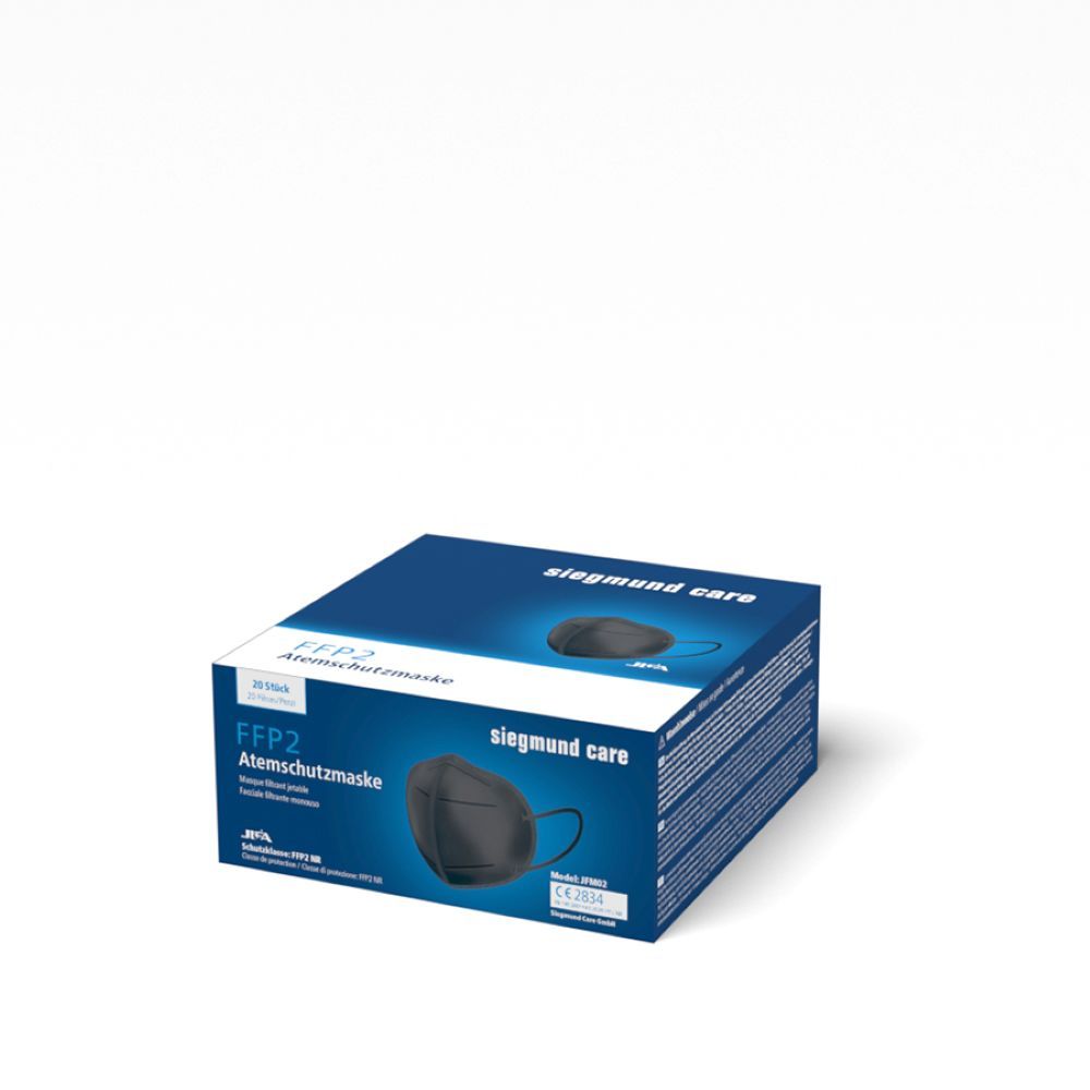 siegmund care JIFA FFP2 Atemschutzmaske schwarz