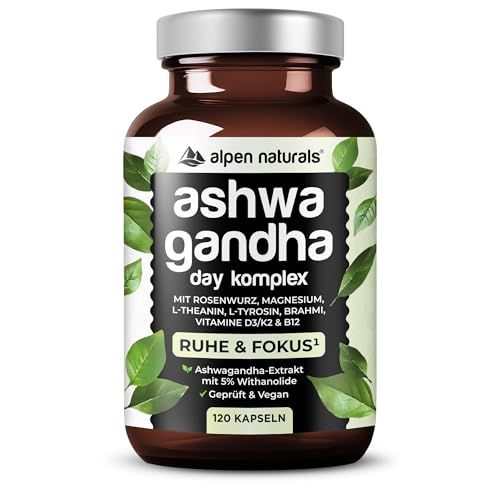 Alpen Naturals Ashwagandha Day Komplex 120 St Kapseln