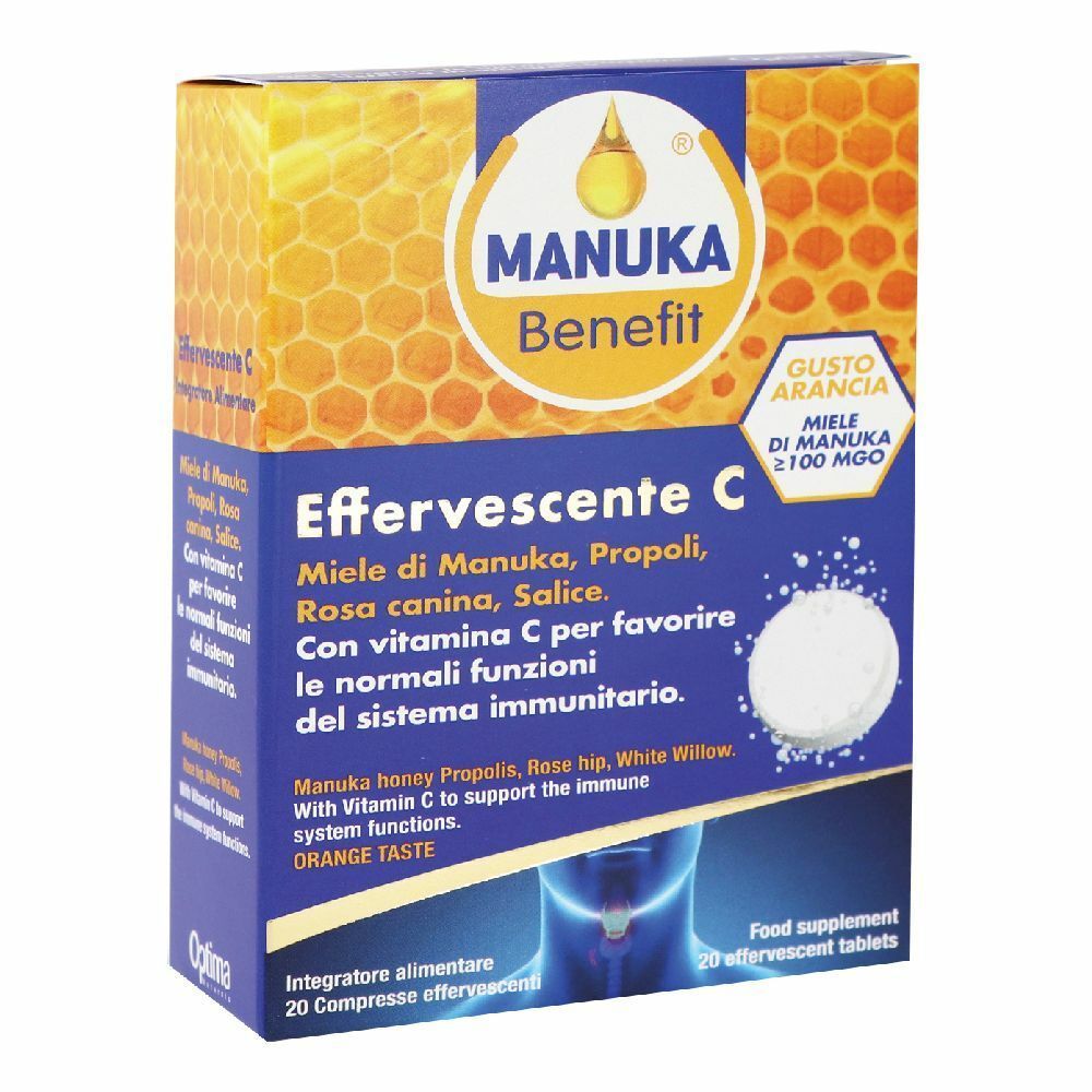 Manuka Benefit Efferv C 20Cpr 90 g Tabletten