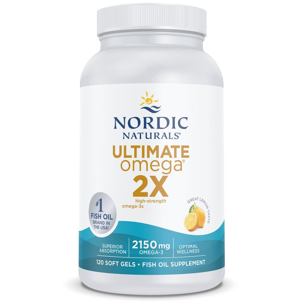 Nordic Naturals, Ultimate Omega 2X,Omega-3, EPA und DHA, Zitronengeschmack