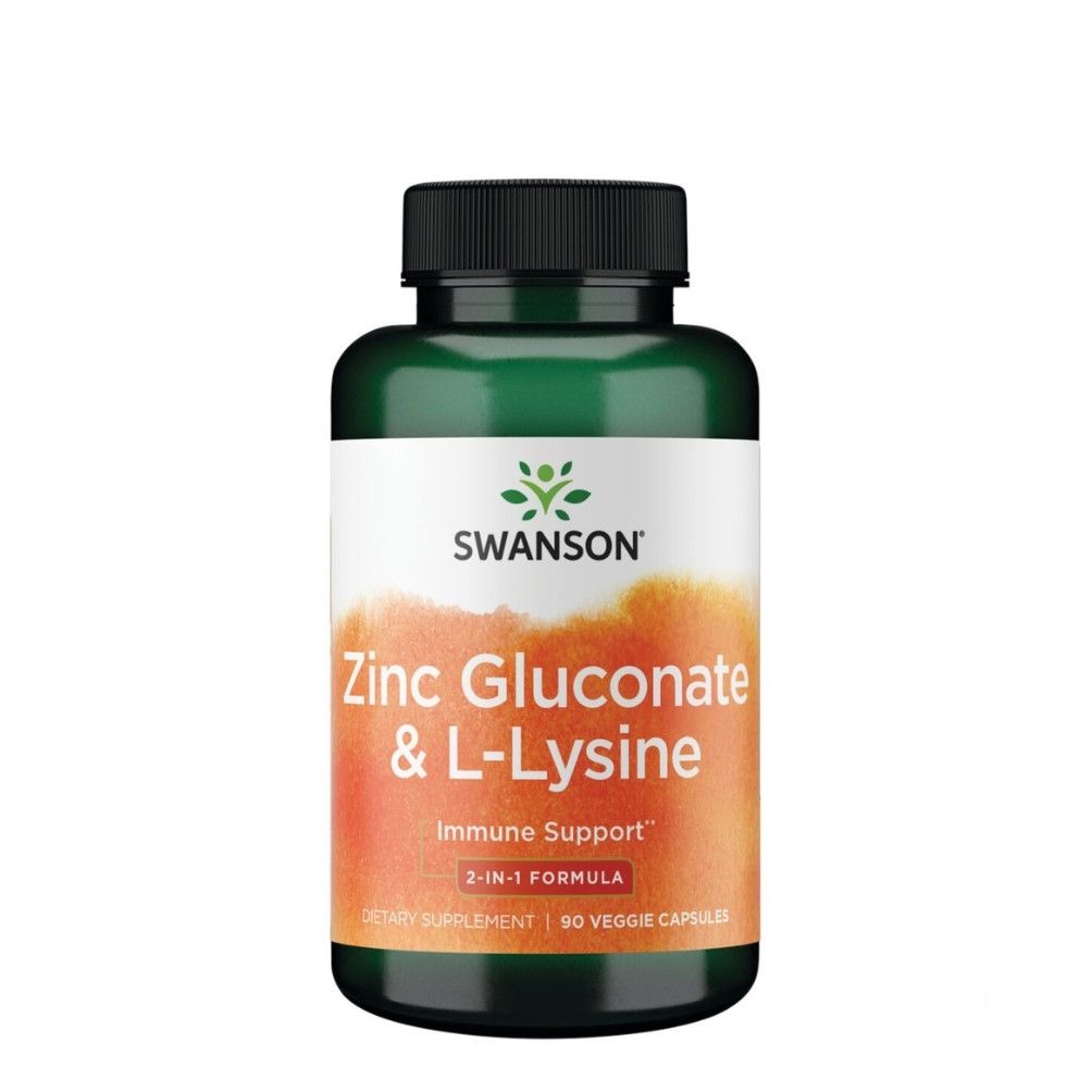 Swanson Zinkgluconat & L-Lysin 90 St