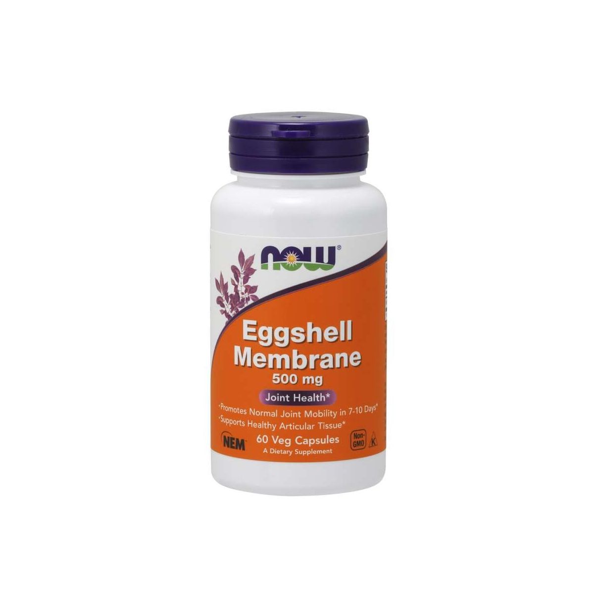 Now Foods Eierschalenmembran 500 mg 60 St