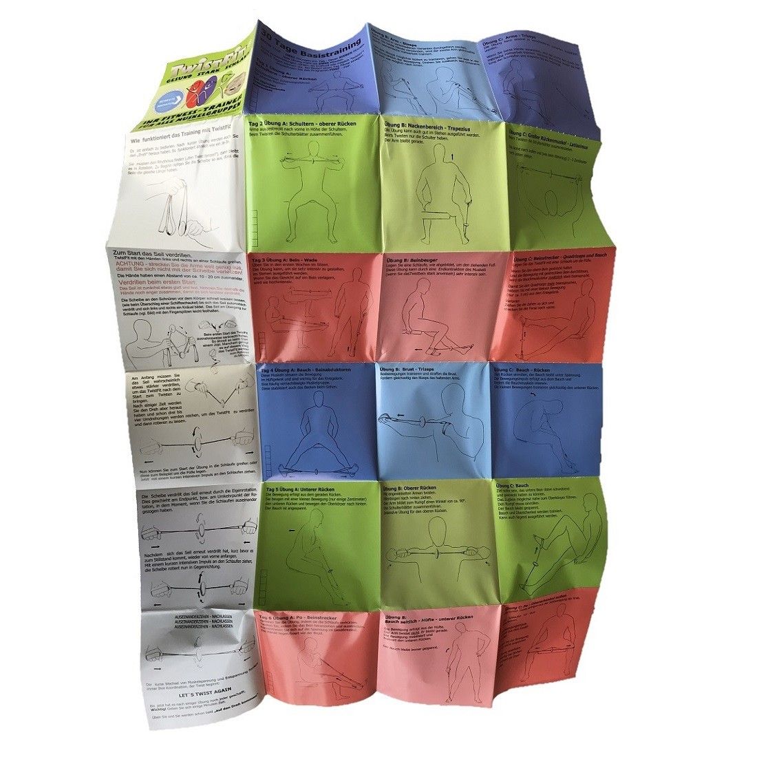 TwistFit® original u. patentiert - Fitness-Studio im Taschenformat