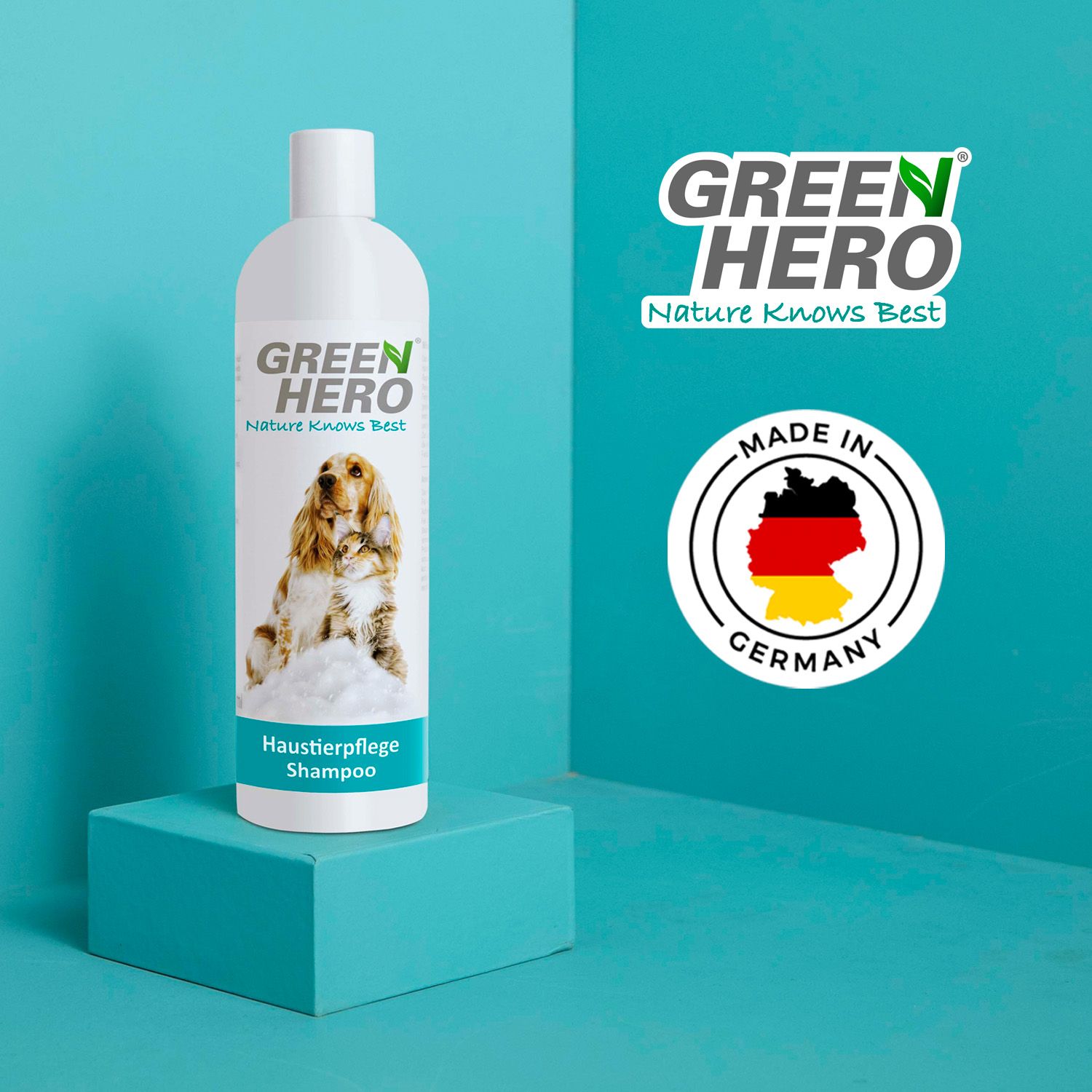 GreenHero Haustierpflegeshampoo gegen Juckreiz