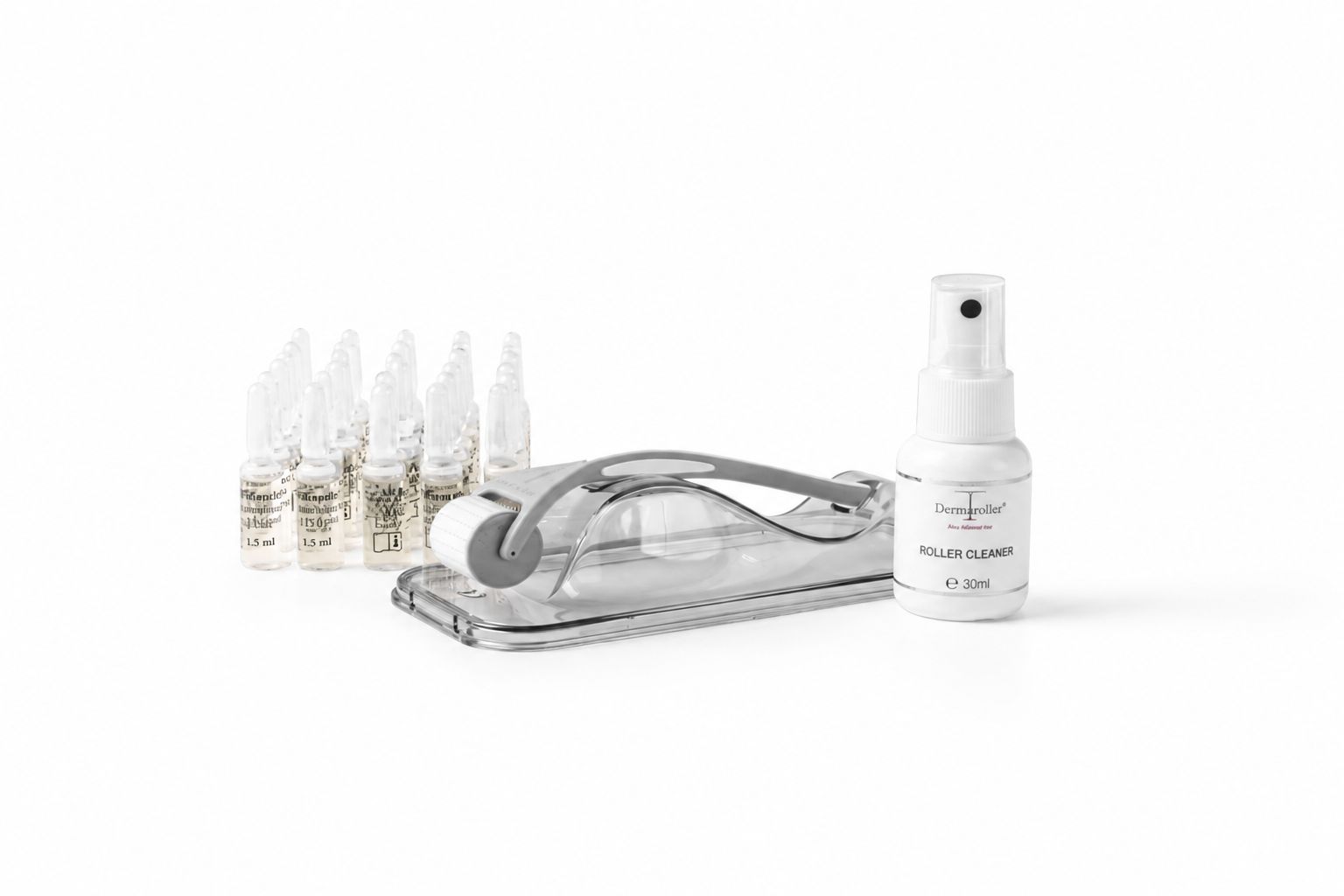 Dermaroller Home Care + Hyaluron-Ampullen Set 2 St