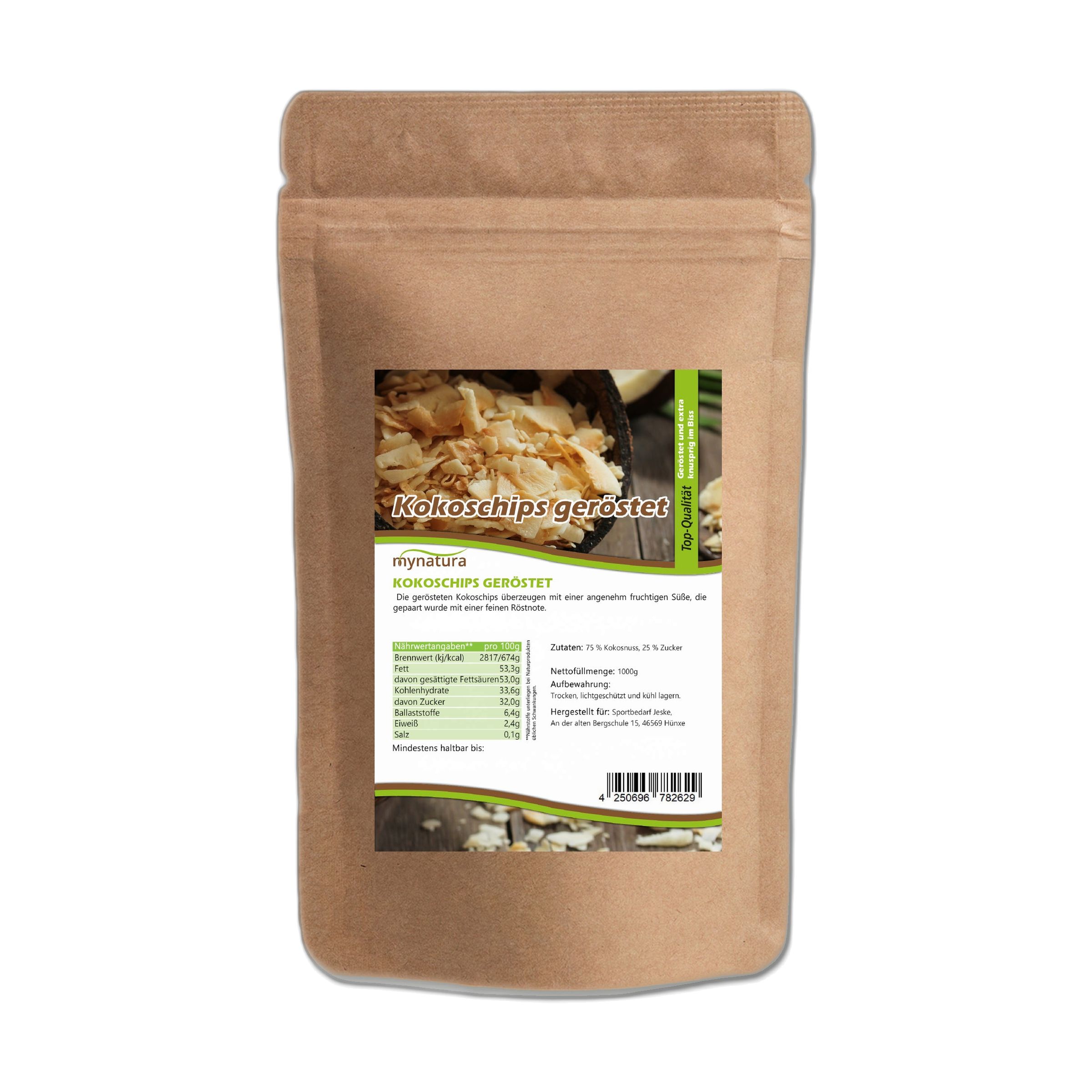 Mynatura geröstete und gesüßte Kokoschips 1000 g