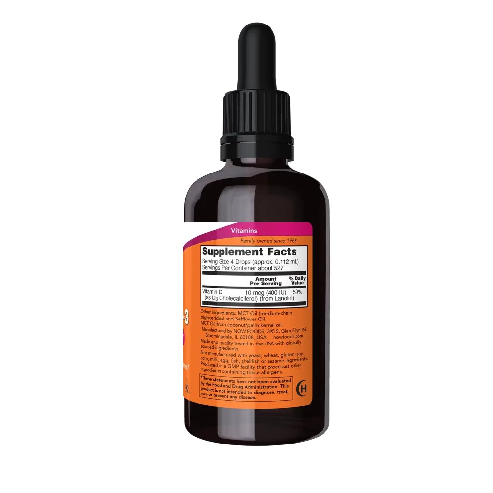 Now Foods Vitamin D-3 400 IE