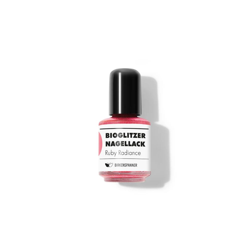 Birkenspanner Bioglitzer Nagellack Ruby Radiance 7,5ml