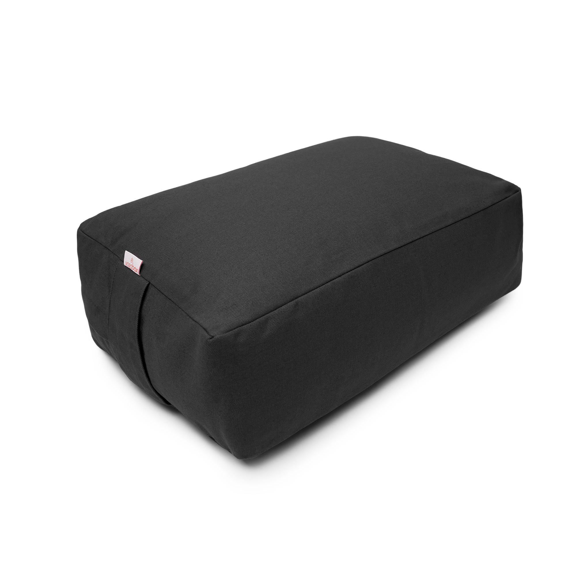 yogabox Vipassana Kissen XL - schwarz 45 x 33 13,0 cm 1 St