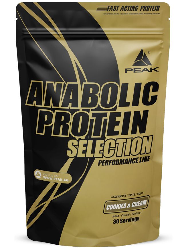 Peak Anabolic Protein Selection - Geschmack Cookies & Cream