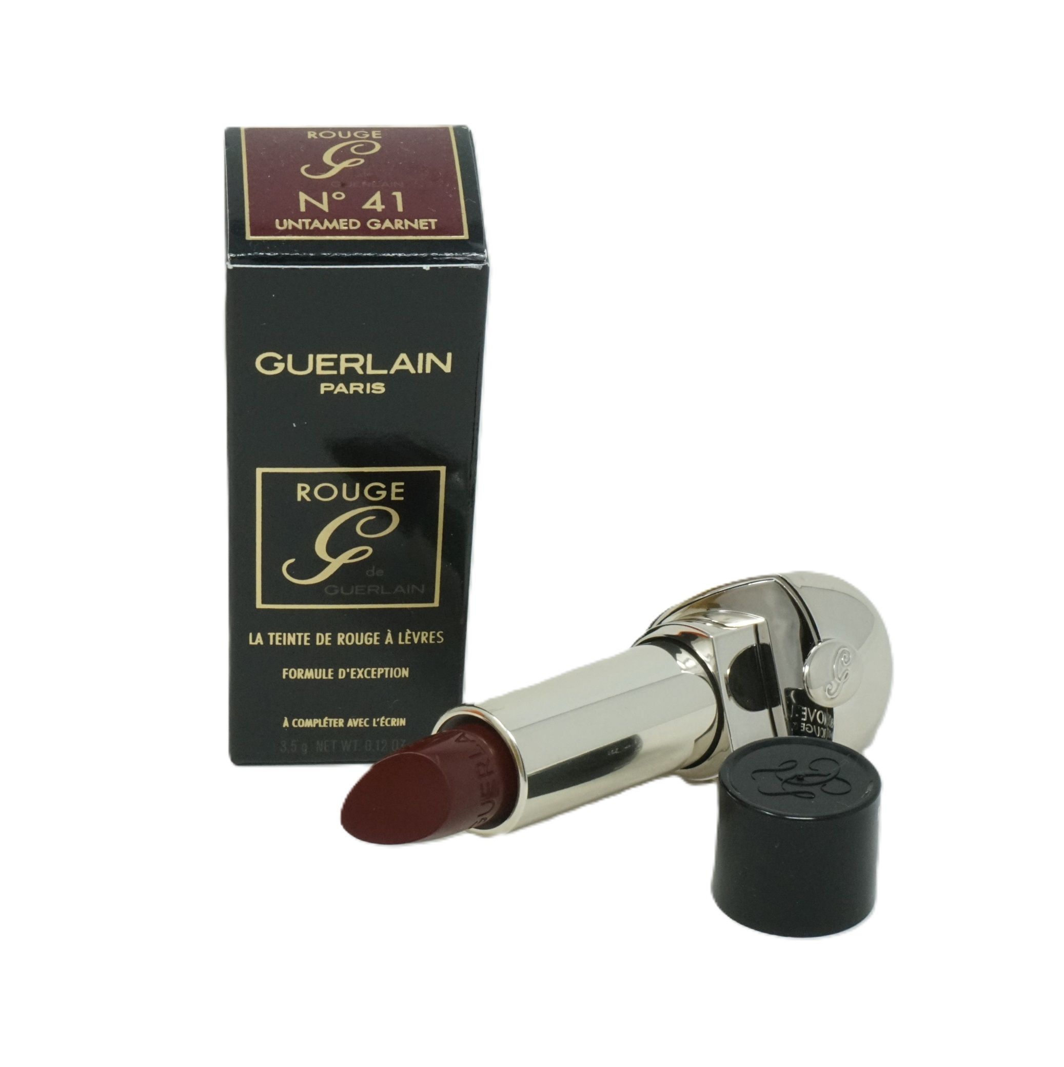 Guerlain Rouge G The Lipstick Shade Exceptional Formula No 41 Untamed Garnet