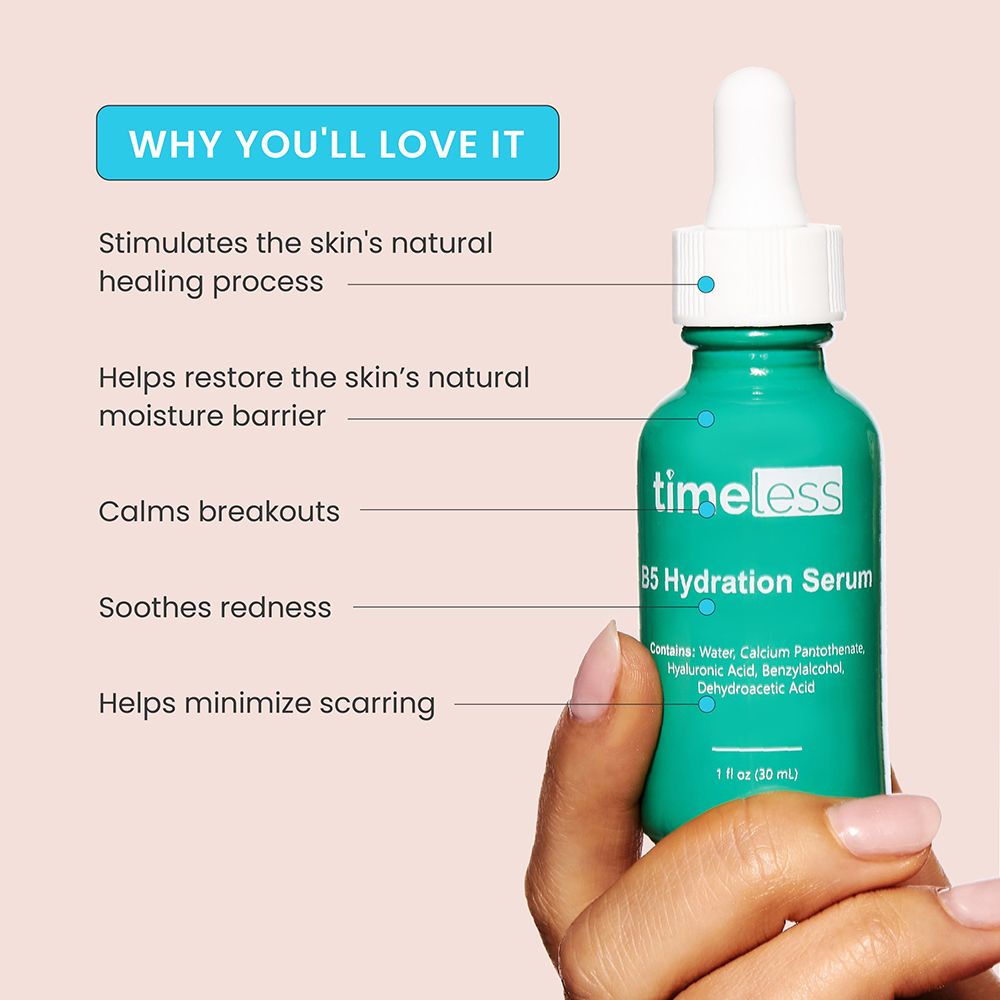 TIMELESS SKIN CARE Vitamin B5 Hydration Face Serum