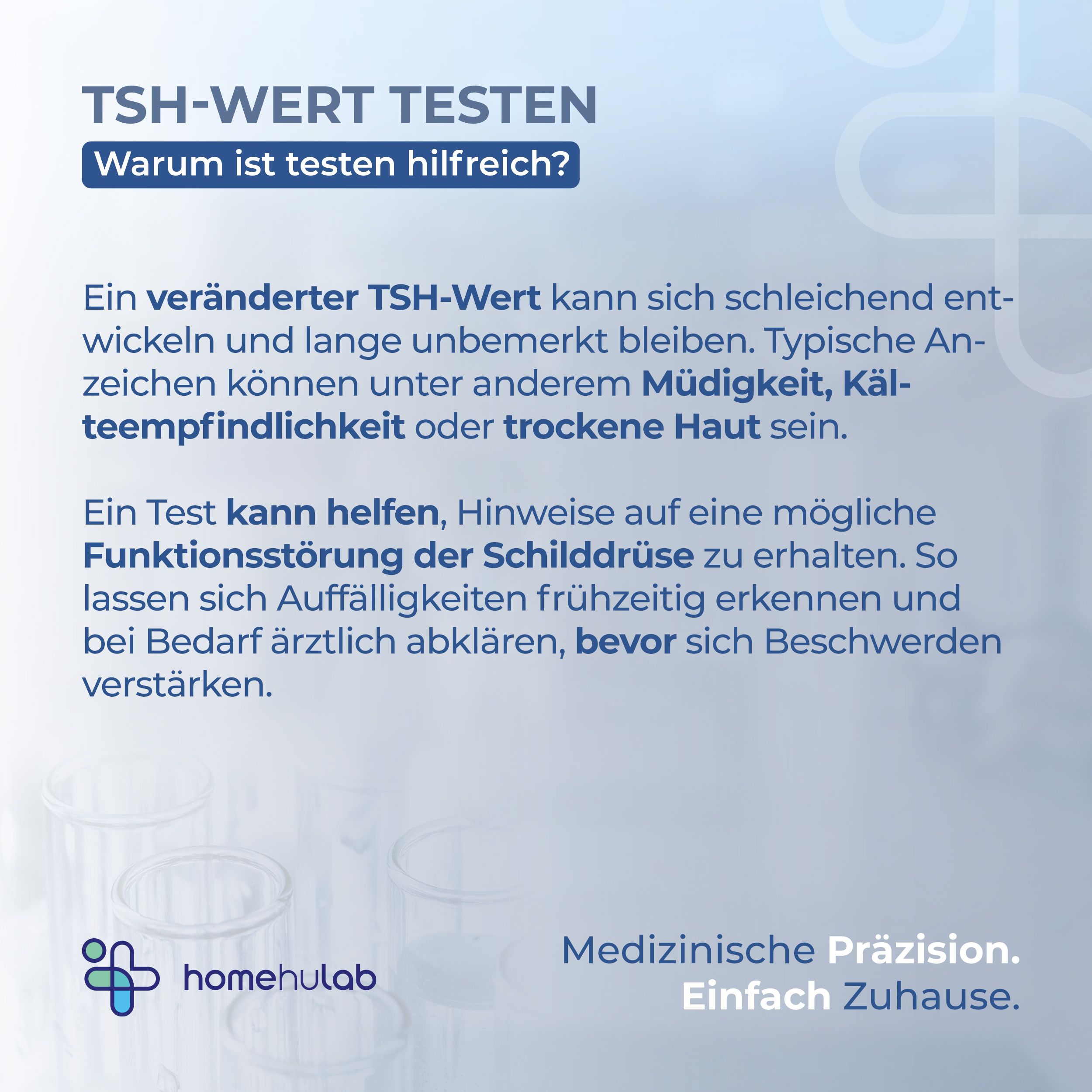 Homehulab 2x Schilddrüsen Schnelltest – TSH Selbsttest für zuhause - Ergebnis in Minuten