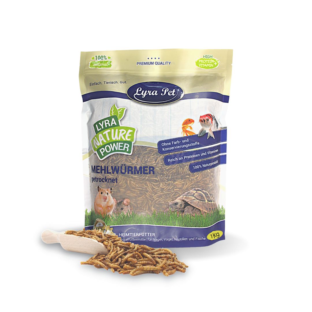 Lyra Pet® Mehlwürmer getrocknet