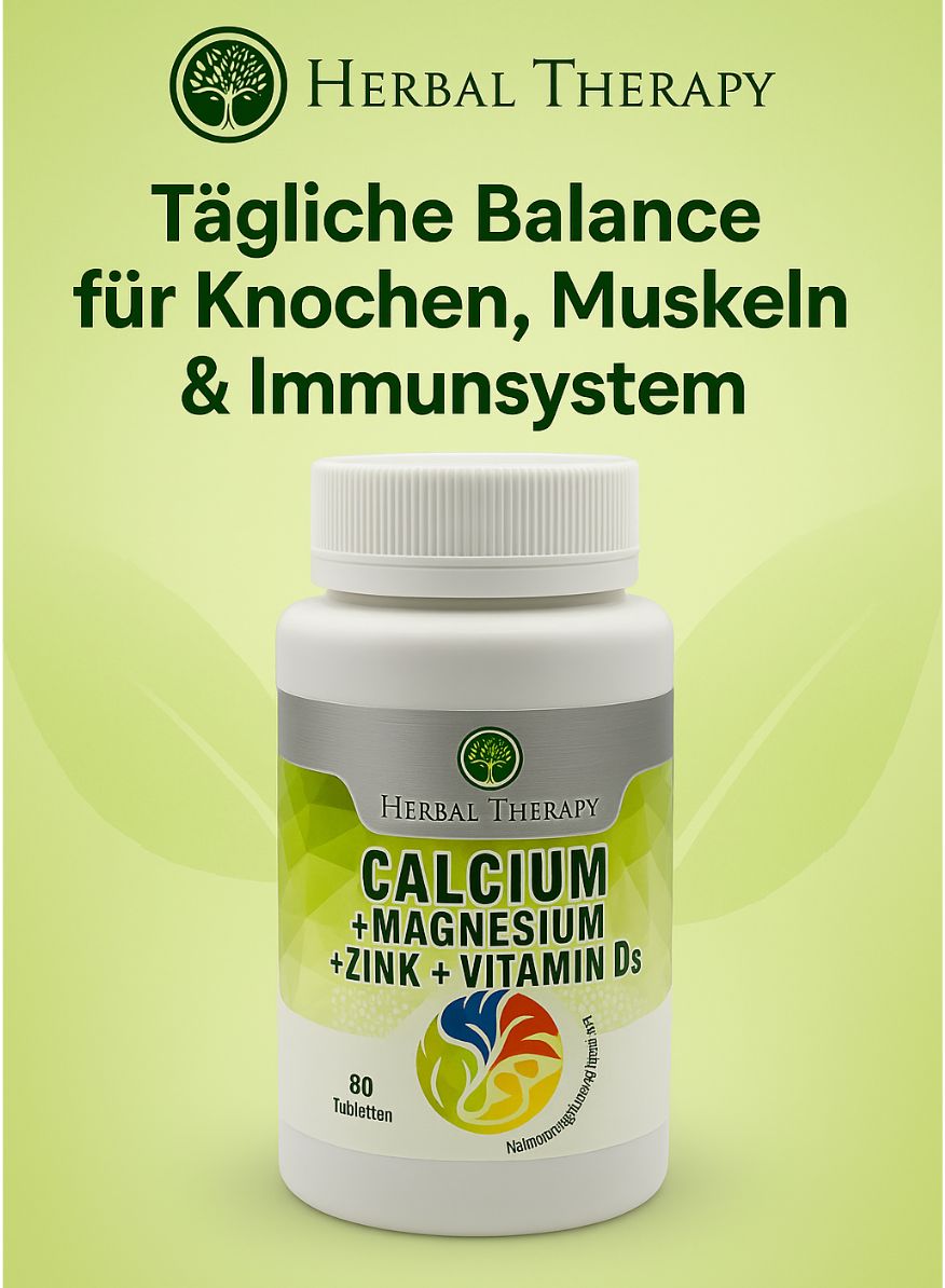 Herbal Therapy KALZIUM+MAGNESIUM+ZINK+VITAMIN D3