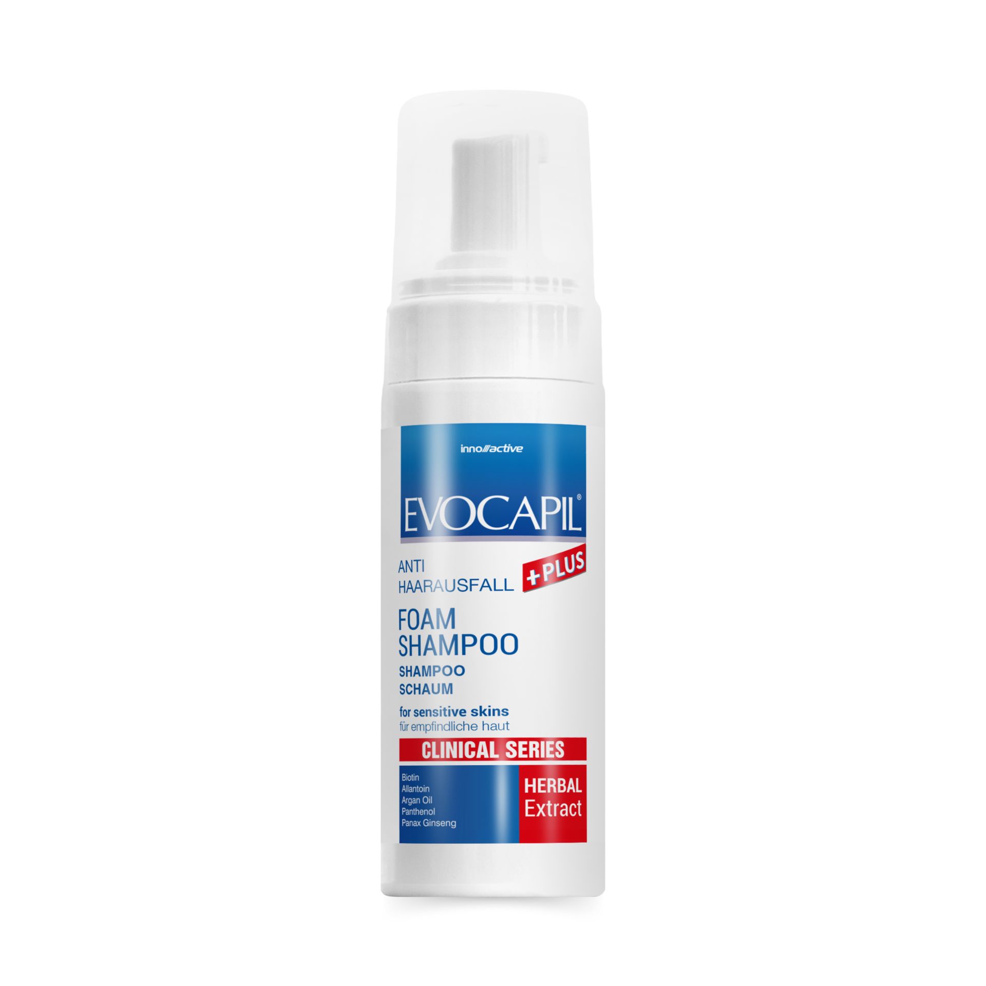 Evocapil Plus Shampoo Schaum nach Haartransplantation