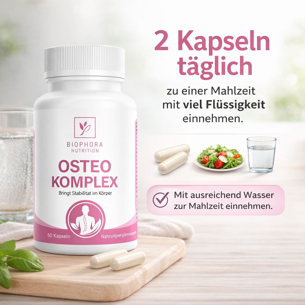Osteo Komplex | Hochdosierte Gelenk-Formel für Knorpel & Beweglichkeit | Mit Glucosamin