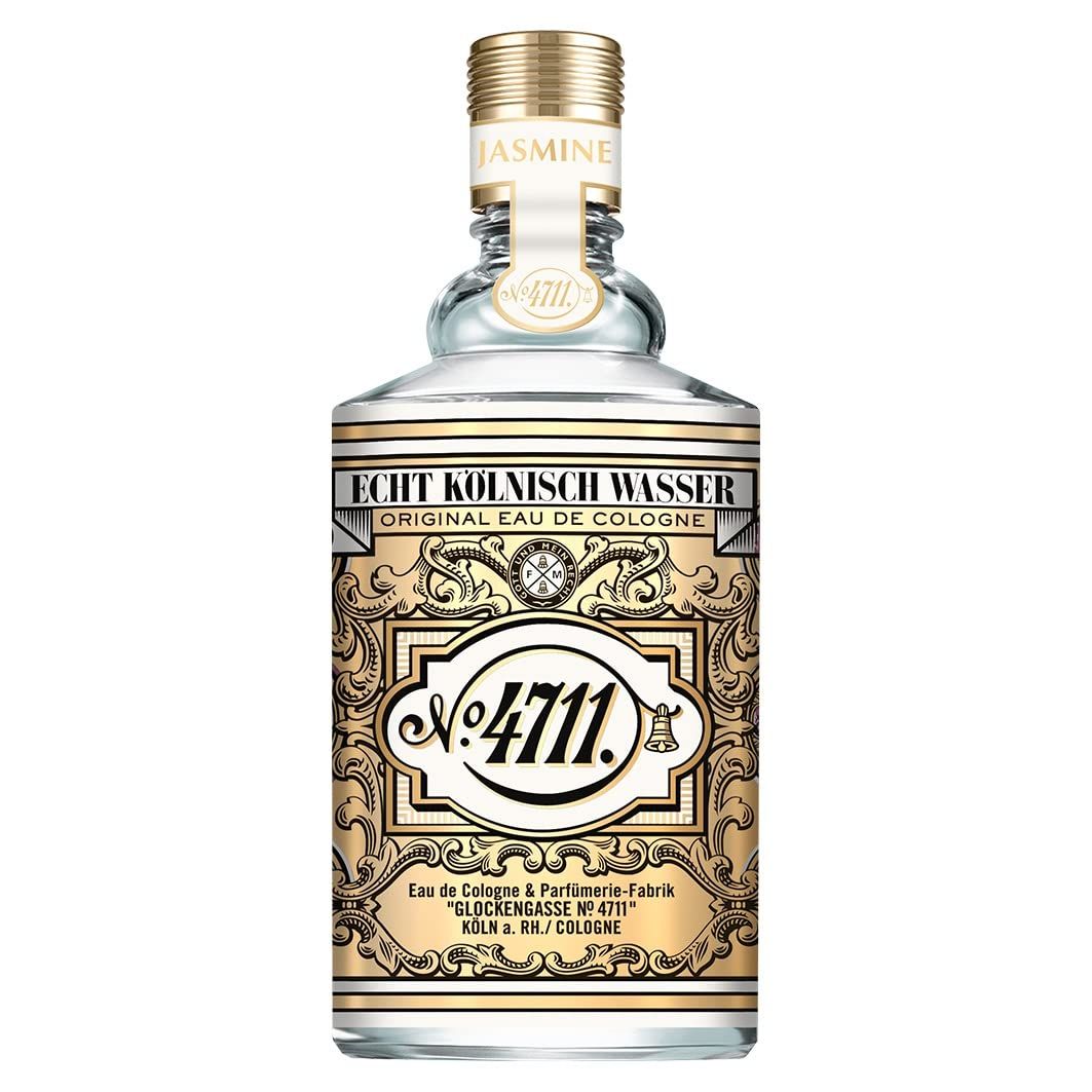 Flacone di Eau de Cologne. Scritta: Echt Kölnisch Wasser, Nr. 4711.