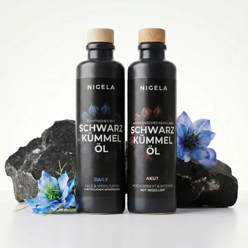 Schwarzkümmelöl - Bestseller Bundle Akut & Daily 200 ml Öl