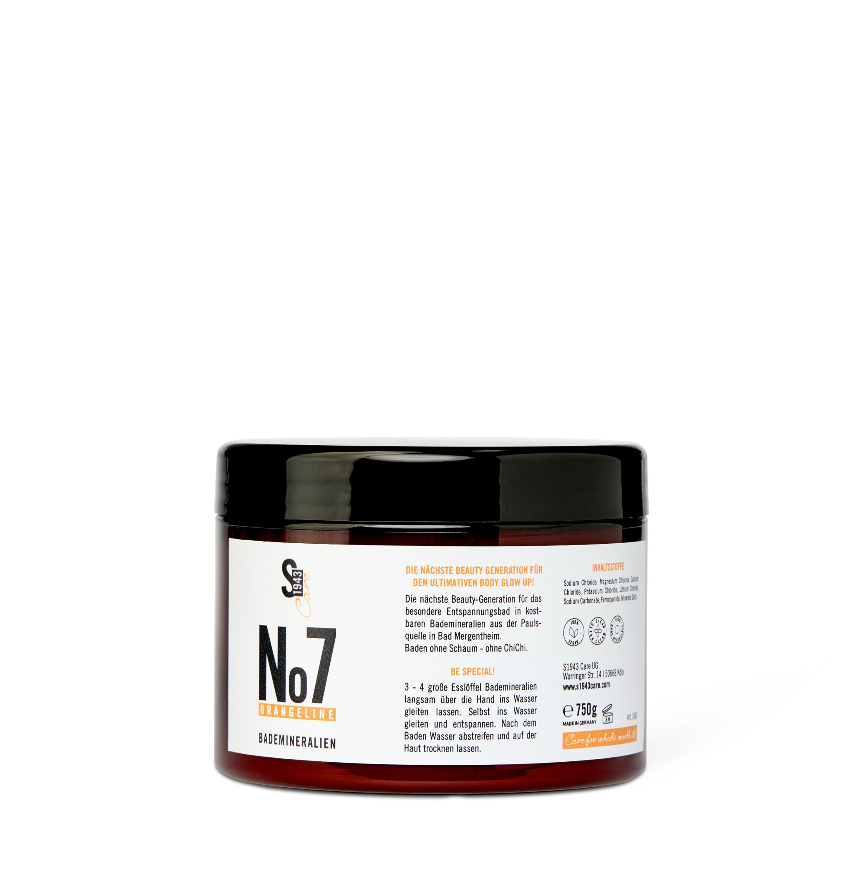 S1943Care No7 Bademineralien 750 g