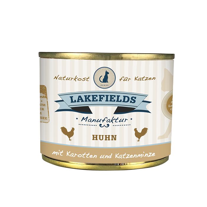 Lakefields - Huhn mit Karotten und Katzenminze für Katzen 1200 g