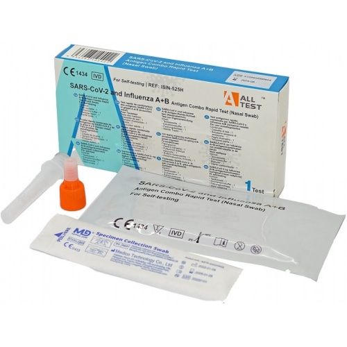 Alltest Covid & Influenza A+B Antigen-Schnelltest (Nasenabrstich) | Gratis parahealth Corona Tests 20 St